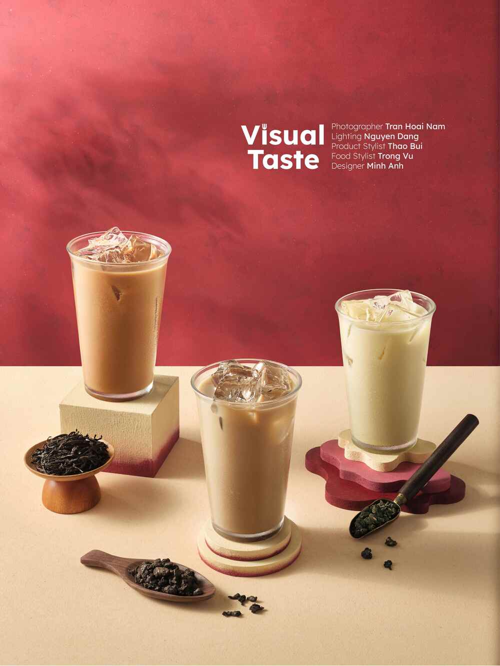 Concept Đồ Uống Kỹ Thuật Chụp Ảnh Nước Đá và Hơi Nước Sống Động