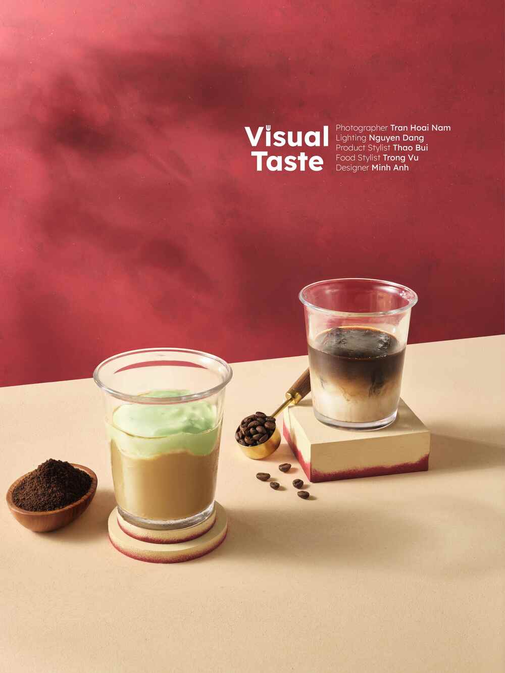 Concept Đồ Uống Kỹ Thuật Chụp Ảnh Nước Đá và Hơi Nước Sống Động