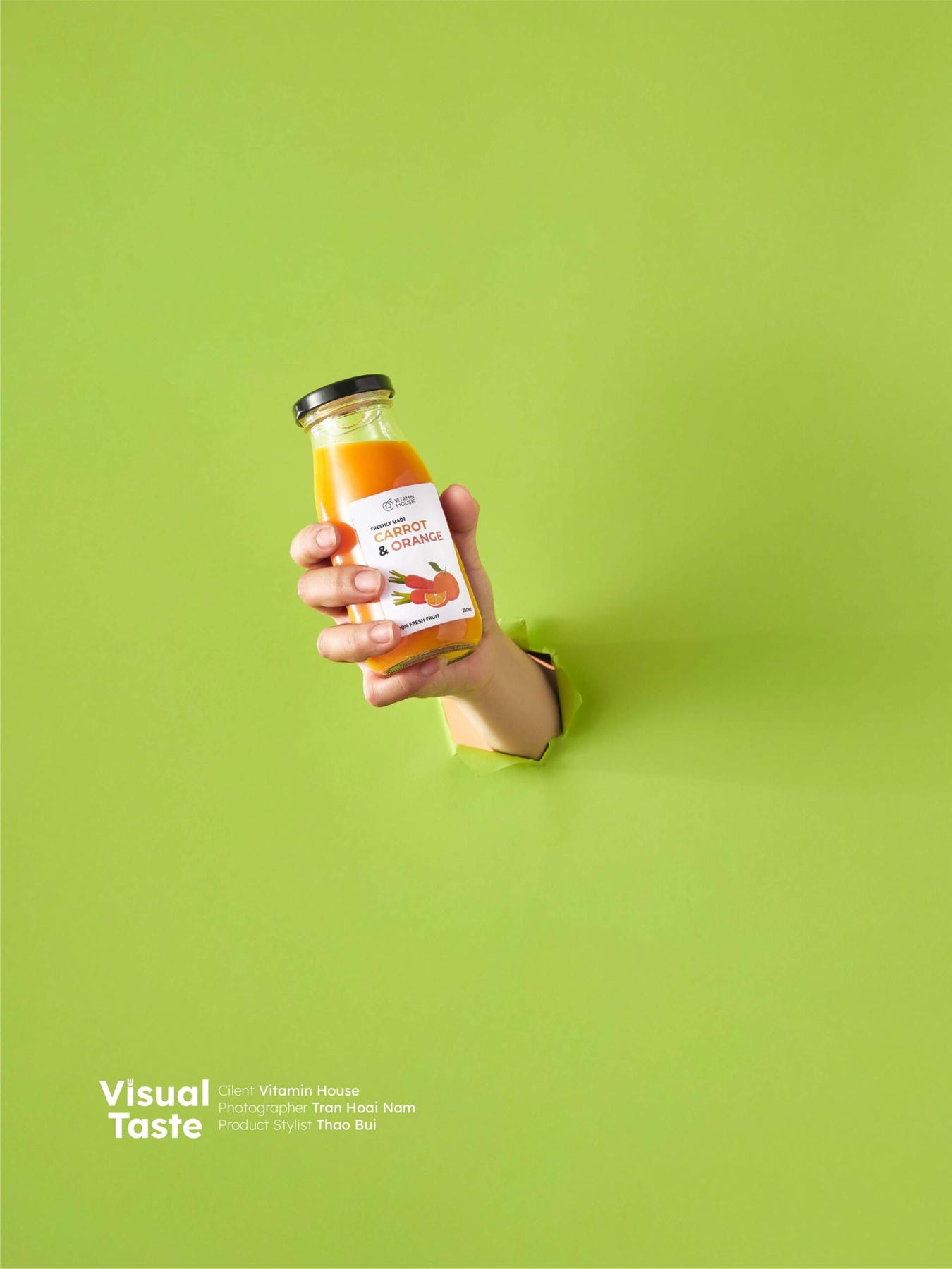 Concept Sản Phẩm Detox Organic Chụp Ảnh Với Màu Xanh Lá và Sự Tươi Mát